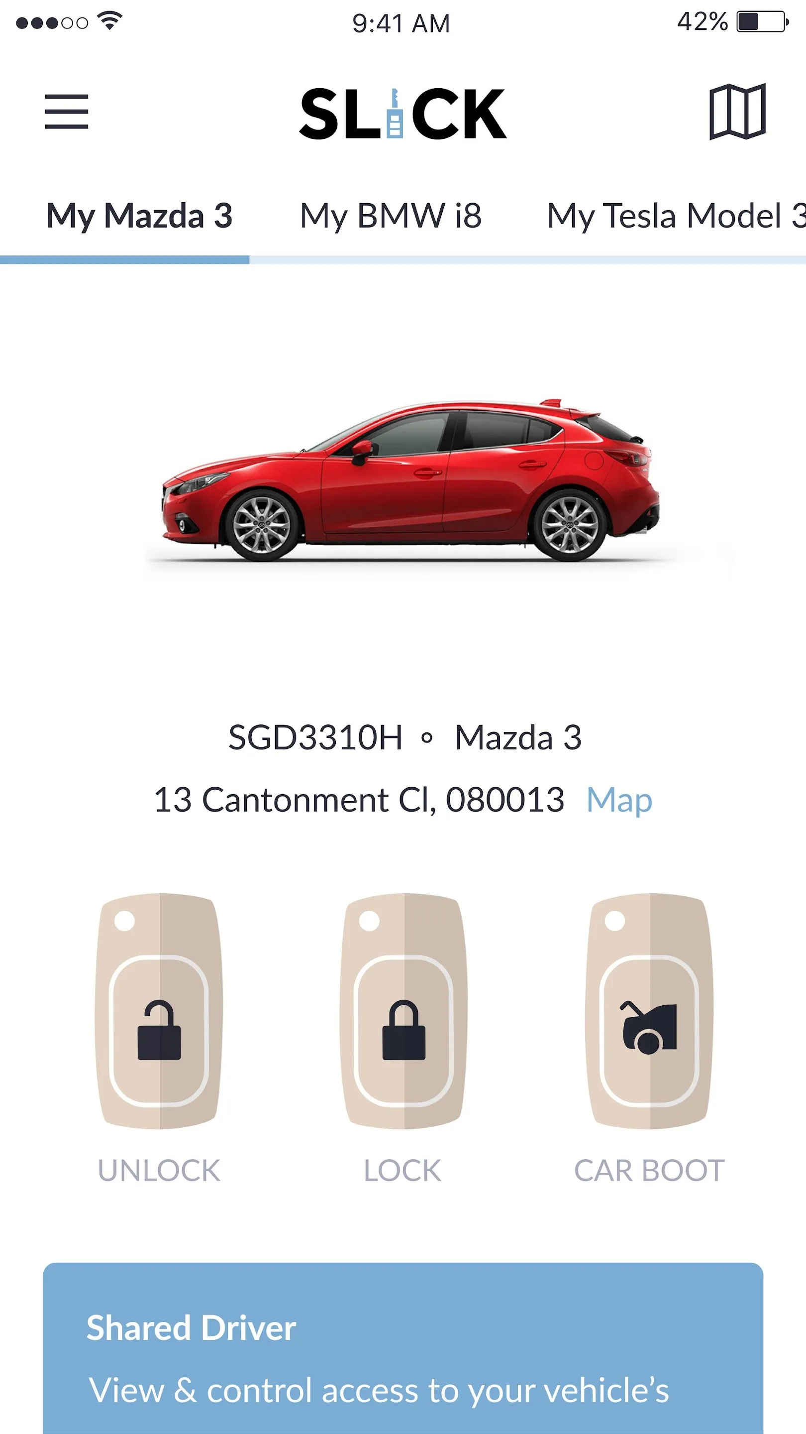 SLICK - Car Key on your Phone | Indus Appstore | Screenshot