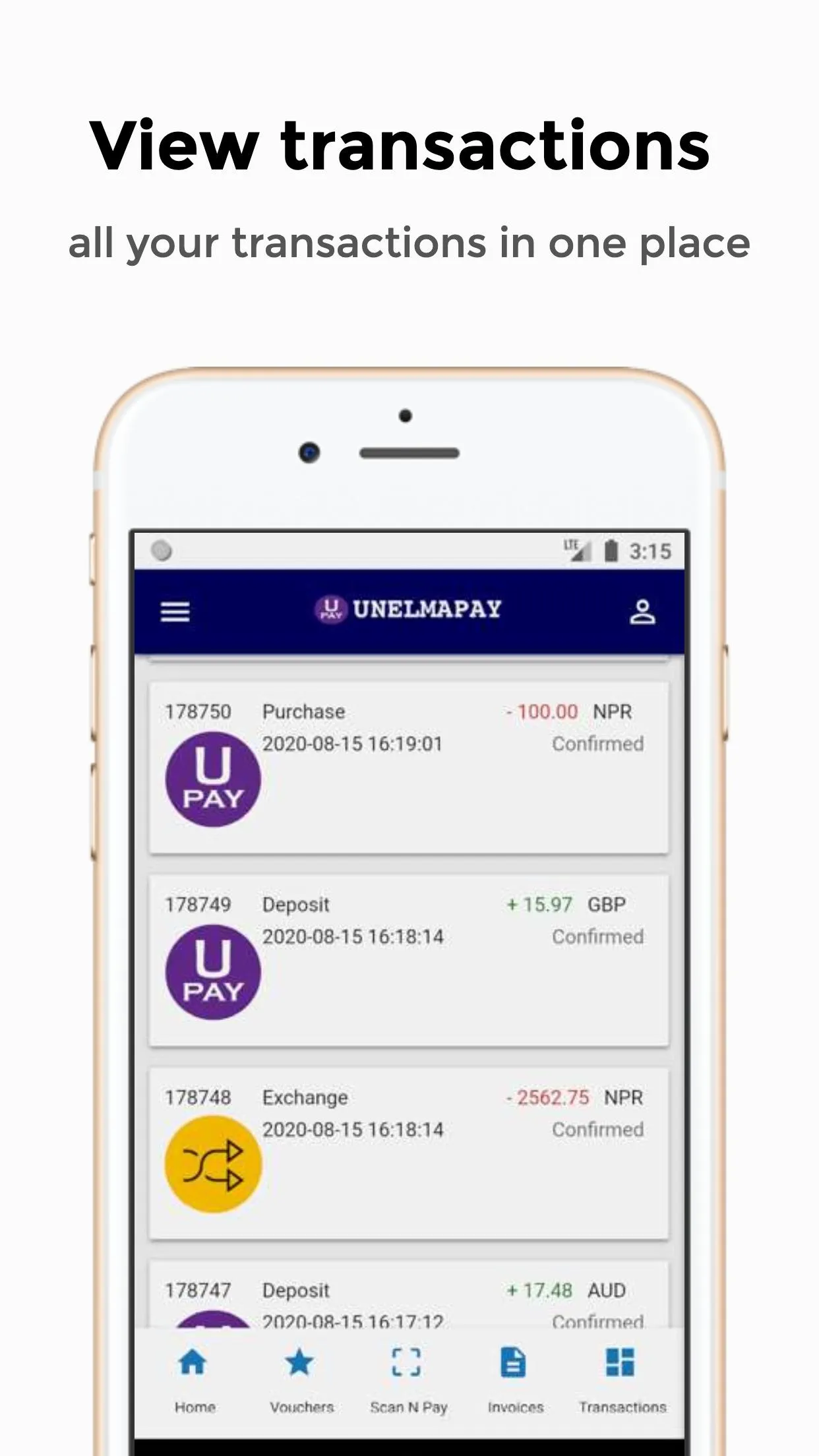 UnelmaPay : Digital Wallet | Indus Appstore | Screenshot