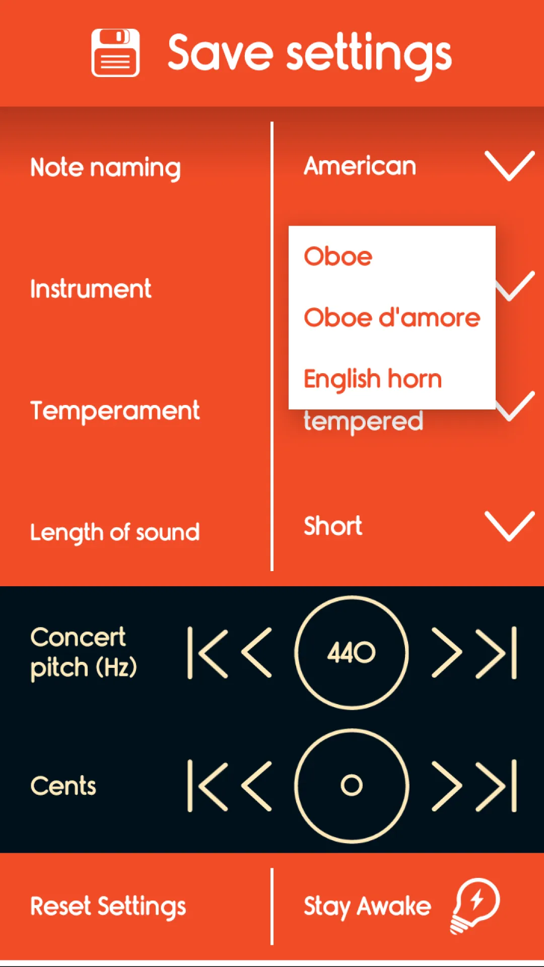 Master Oboe Tuner | Indus Appstore | Screenshot