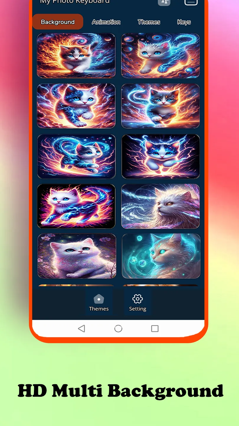 Kitty Cat Keyboard | Indus Appstore | Screenshot