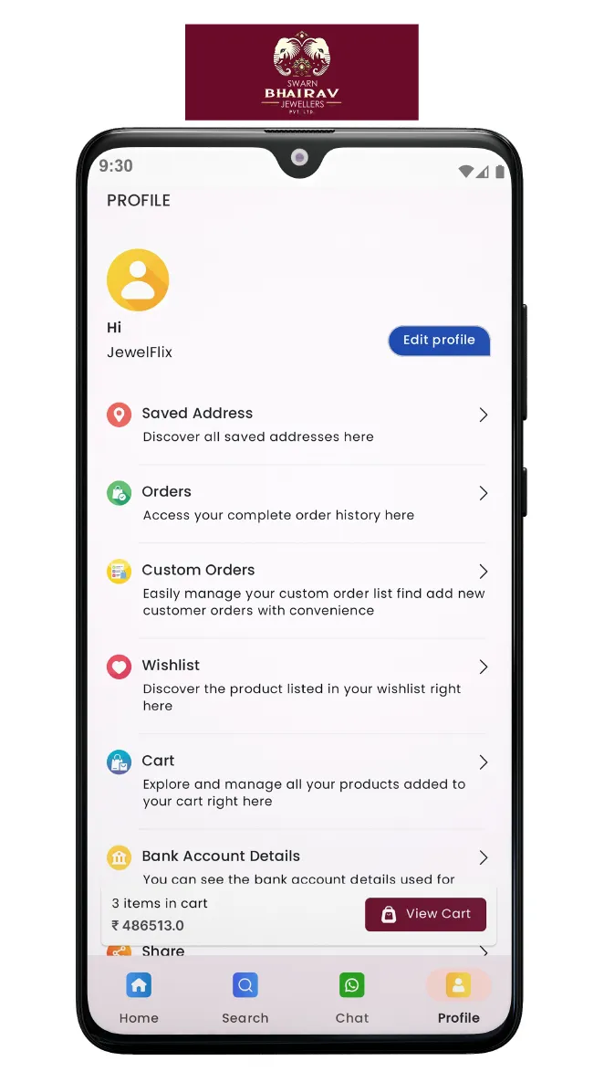 Swarn Bhairav Jewellers | Indus Appstore | Screenshot
