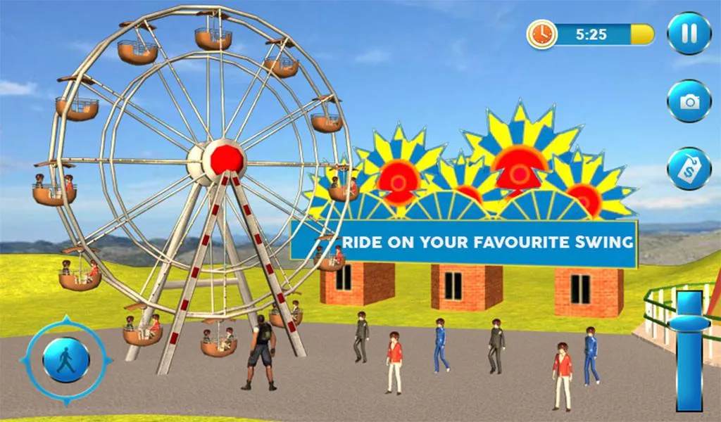 Theme Park Fun Swings Ride | Indus Appstore | Screenshot