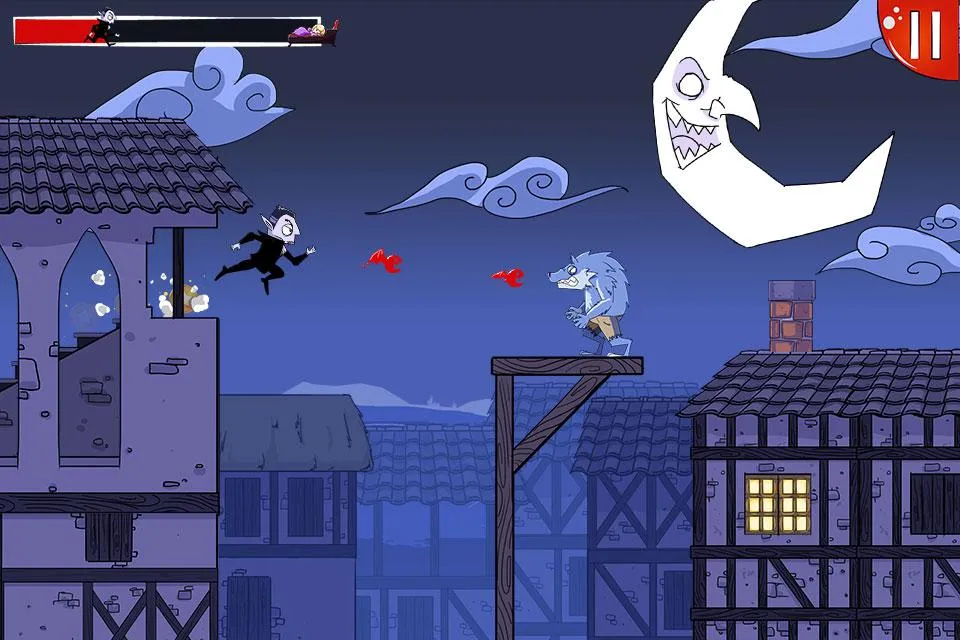 Dracula Quest: run for blood ! | Indus Appstore | Screenshot