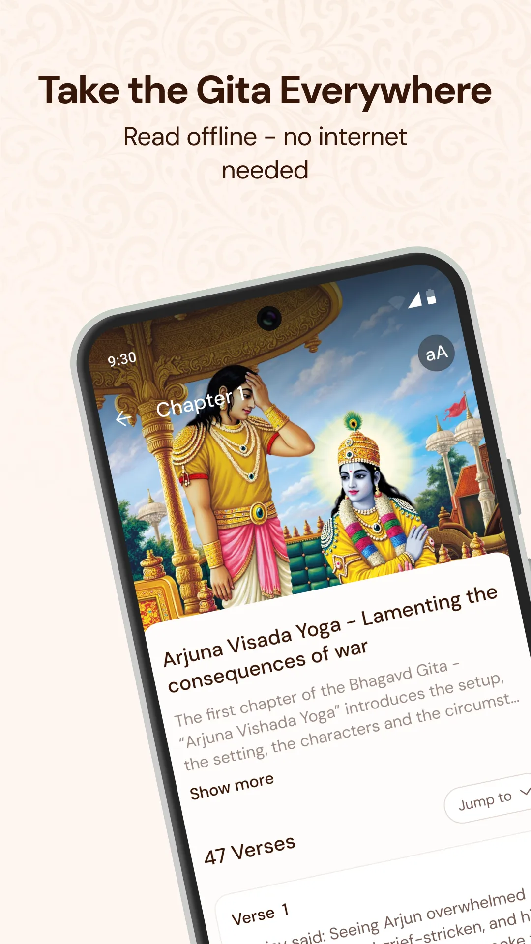 Bhagavad Gita in 7 Languages | Indus Appstore | Screenshot