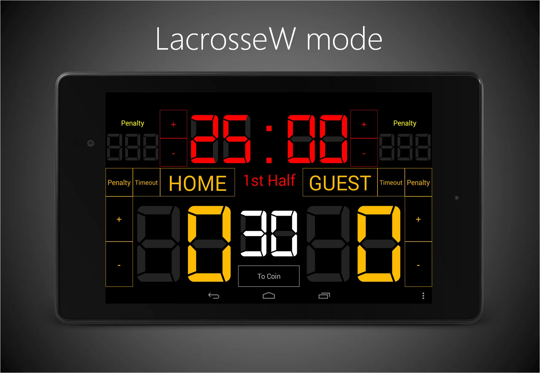 Scoreboard Lacrosse | Indus Appstore | Screenshot