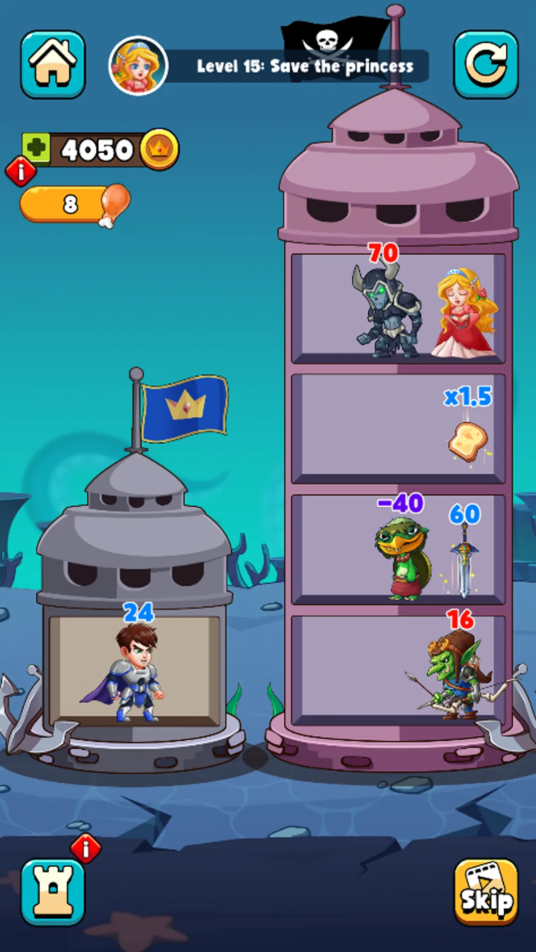 Hero Tower Wars - Merge Puzzle | Indus Appstore | Screenshot