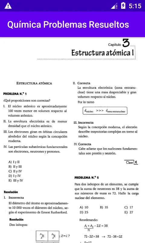 Química Preuniversitario Desar | Indus Appstore | Screenshot