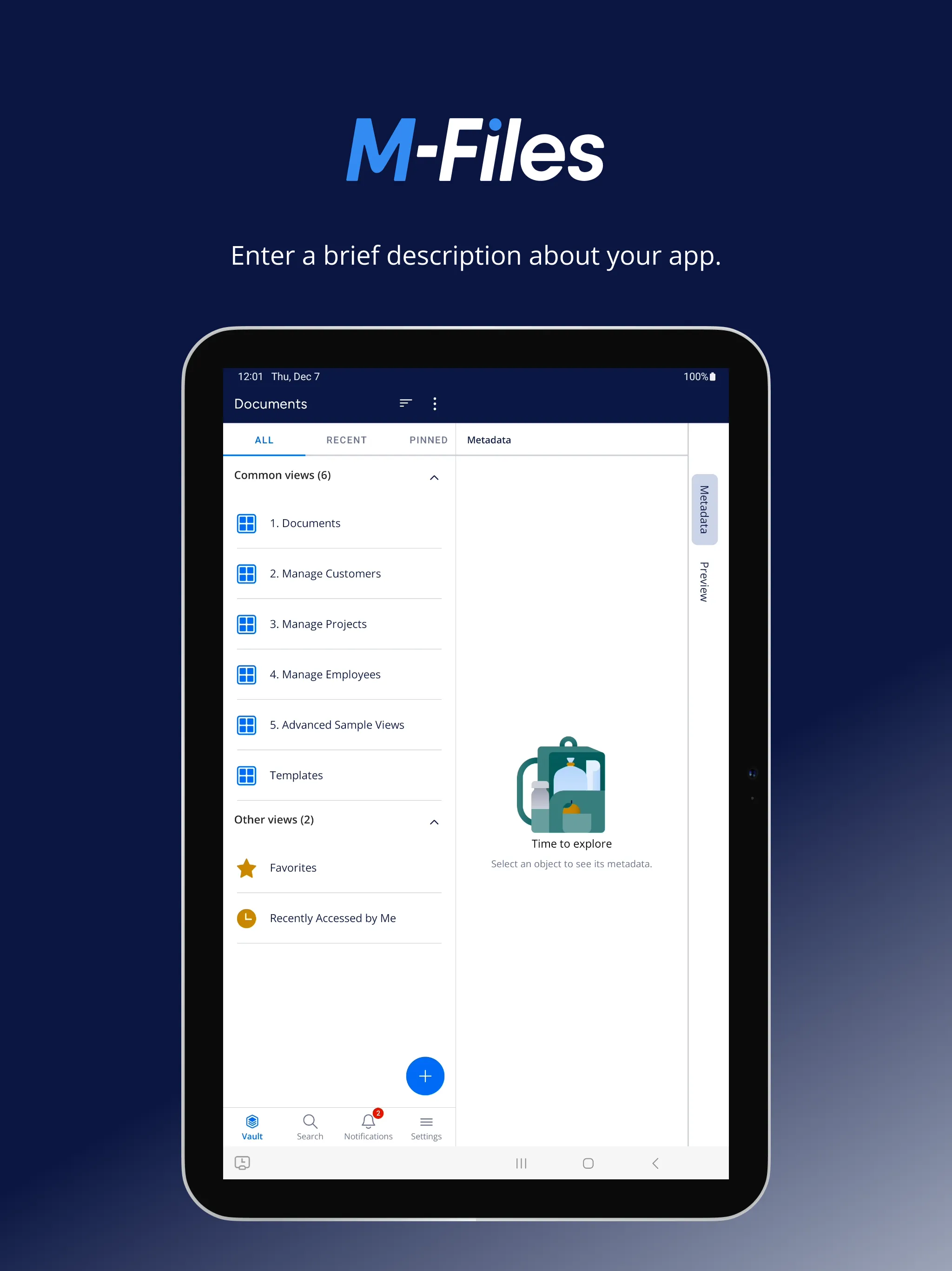 M-Files for BlackBerry | Indus Appstore | Screenshot