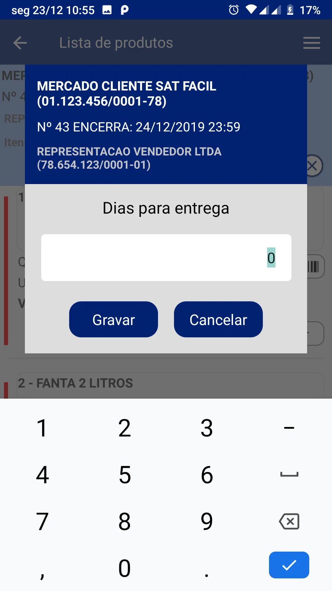 Cotação SAT Fácil | Indus Appstore | Screenshot