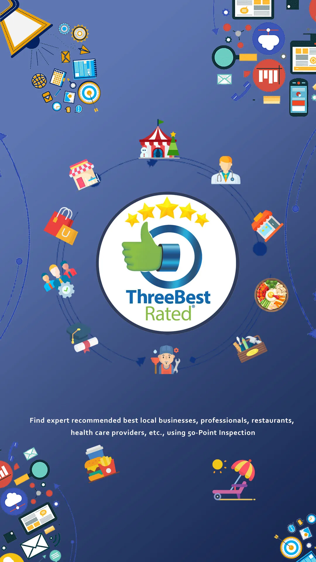 ThreeBestRated: local business | Indus Appstore | Screenshot