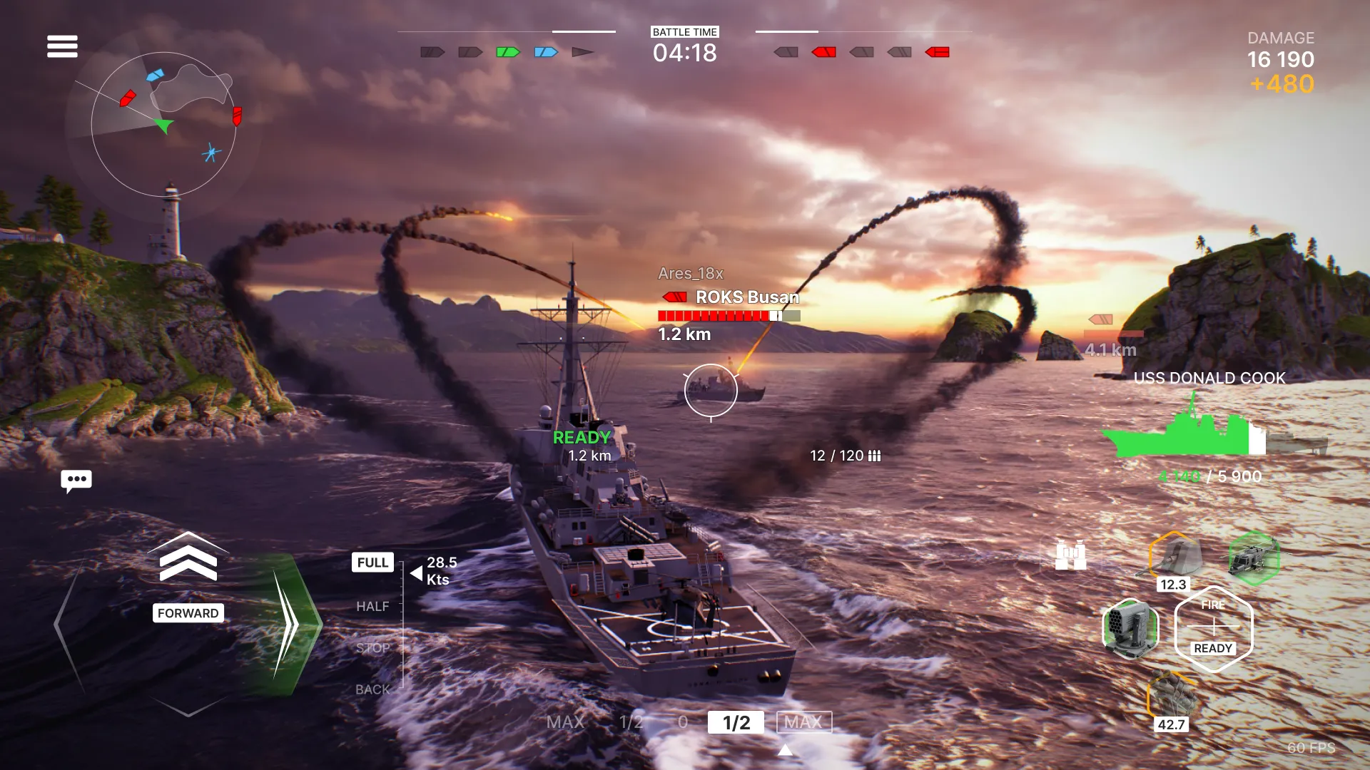 Warships Mobile 2: Naval War | Indus Appstore | Screenshot