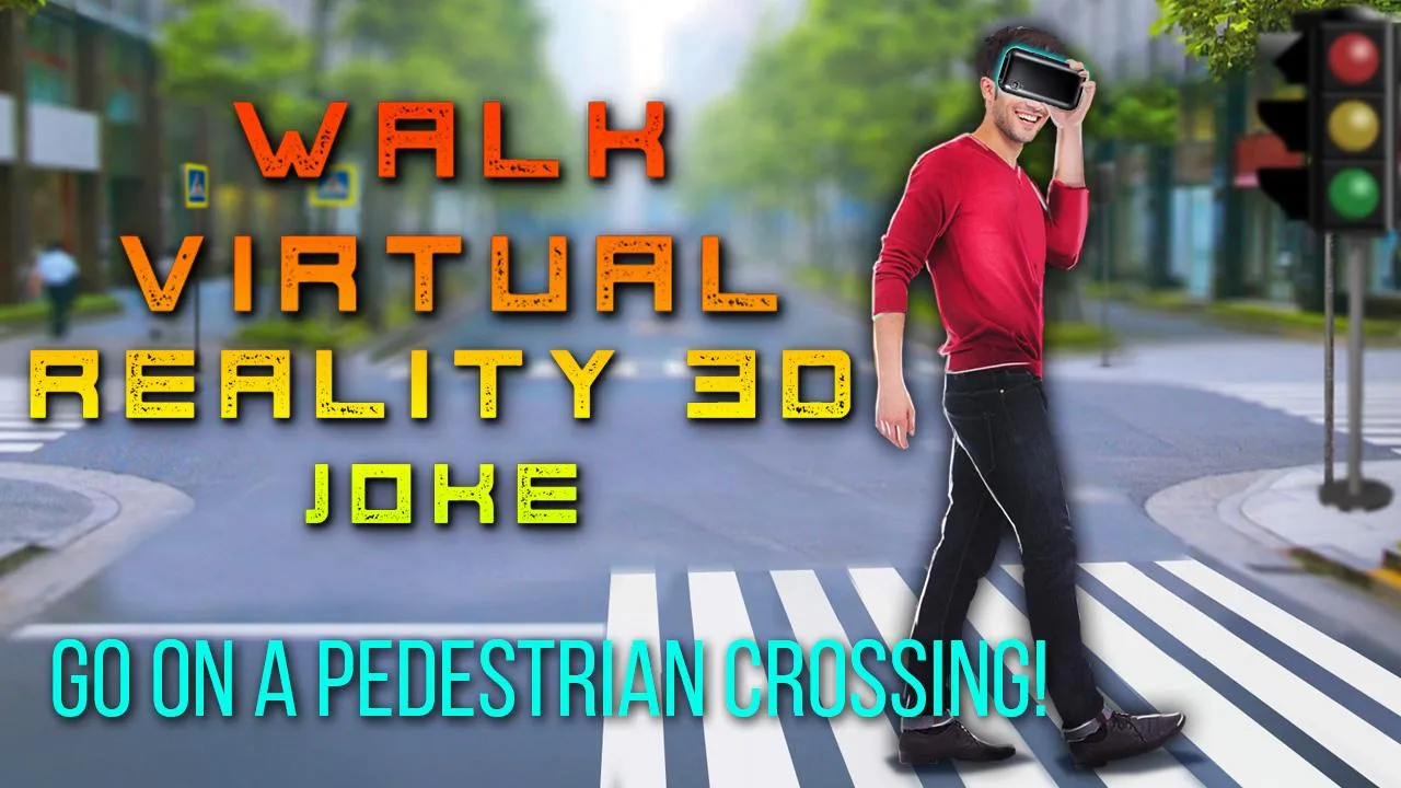 Walk Virtual Reality 3D Joke | Indus Appstore | Screenshot