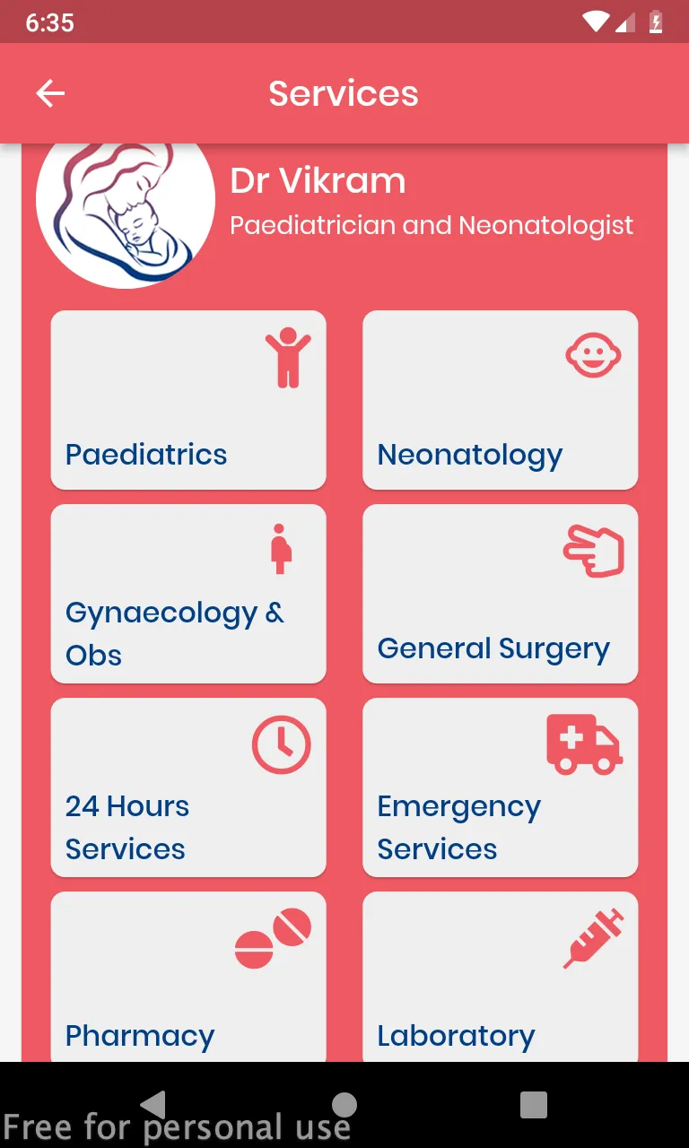 Vikram Gagan Hospital | Indus Appstore | Screenshot