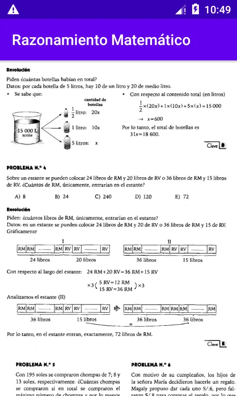 Razonamiento Matemático Teoría | Indus Appstore | Screenshot