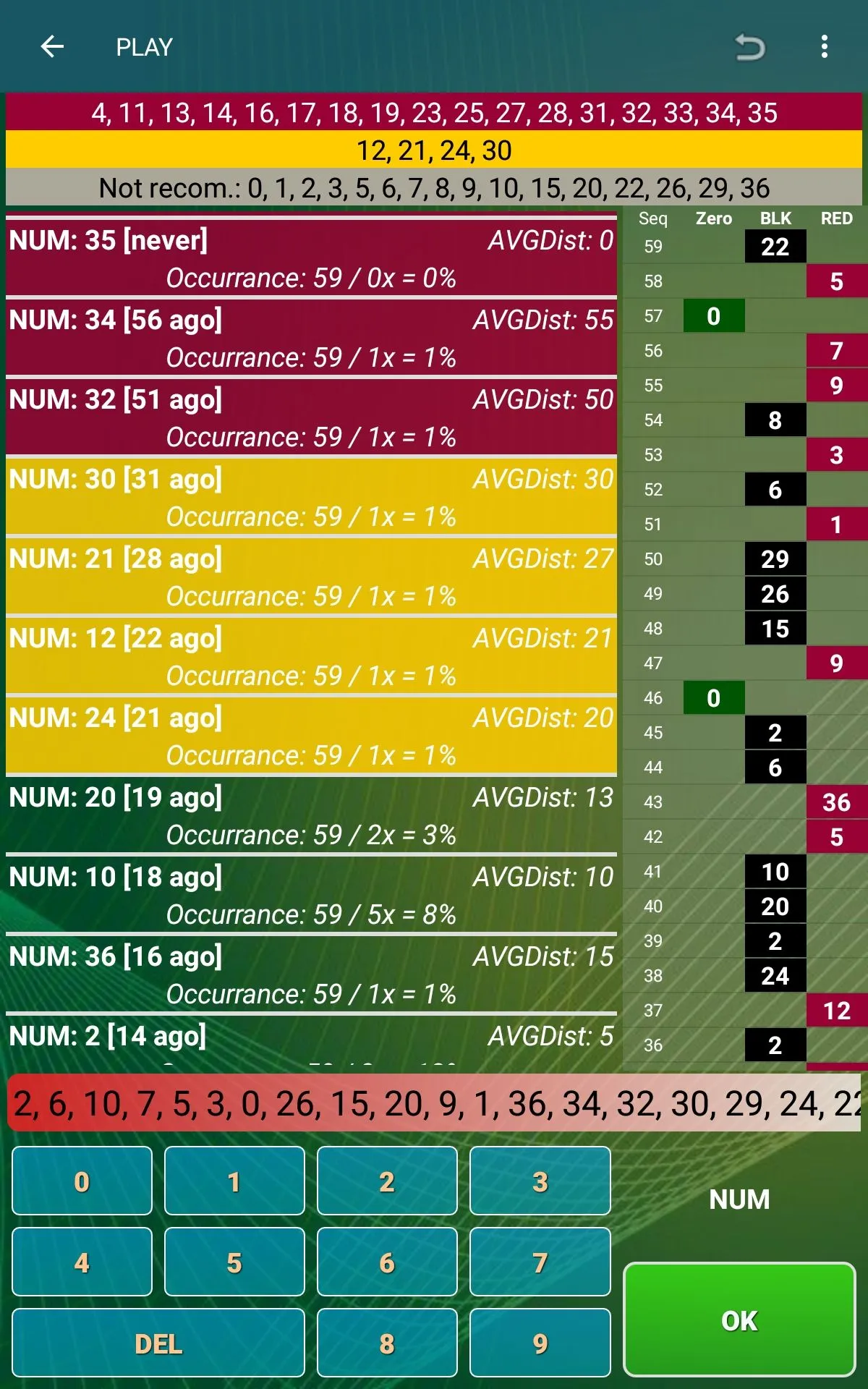 Roulette Inside Number Counter | Indus Appstore | Screenshot