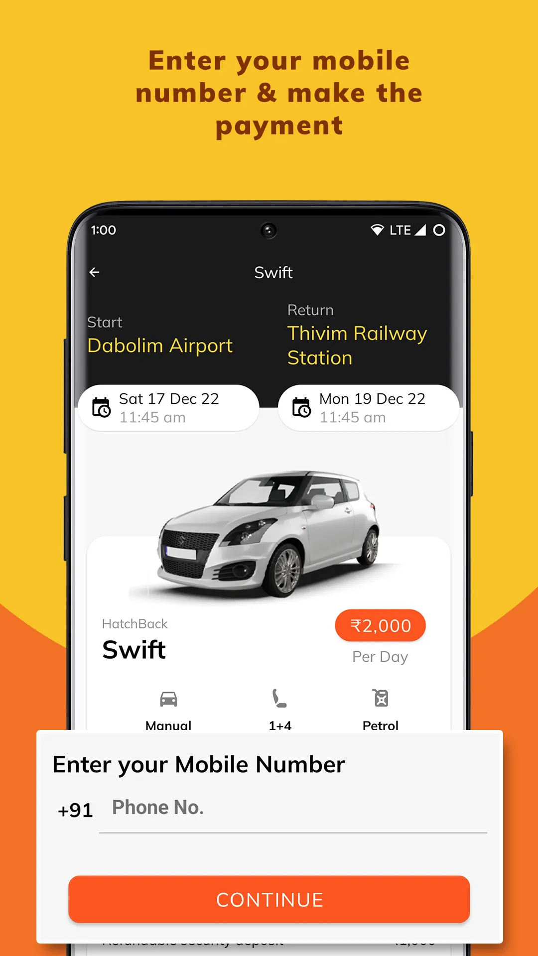 Goadrives - Car Rentals in Goa | Indus Appstore | Screenshot