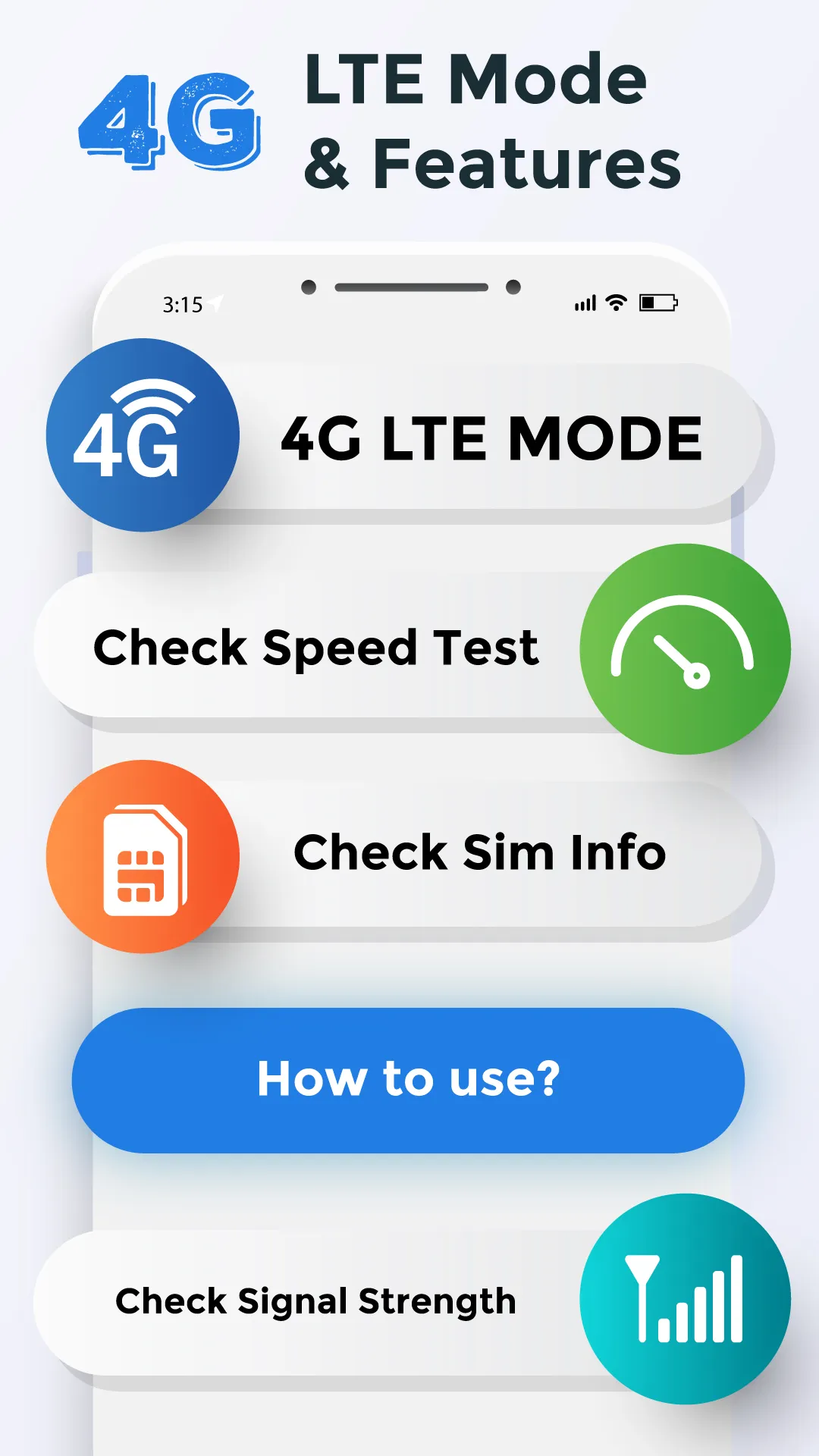 4g LTE only: Network switch | Indus Appstore | Screenshot