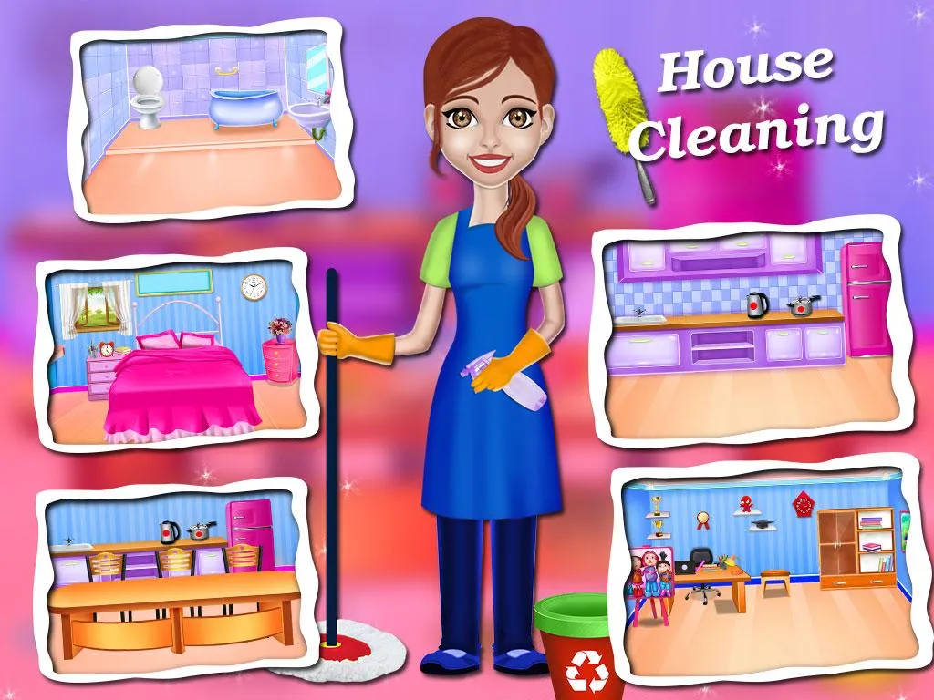 Big House Cleaning Washing | Indus Appstore | Screenshot