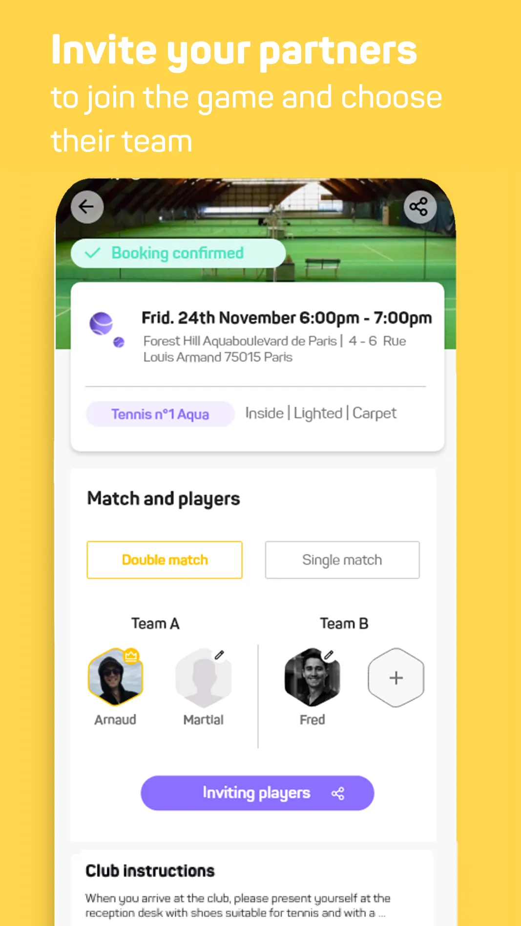 Anybuddy: book a sports field | Indus Appstore | Screenshot