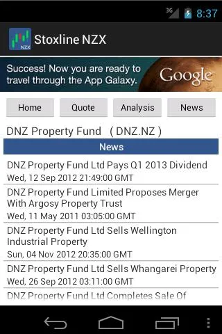 Stoxline NZX | Indus Appstore | Screenshot