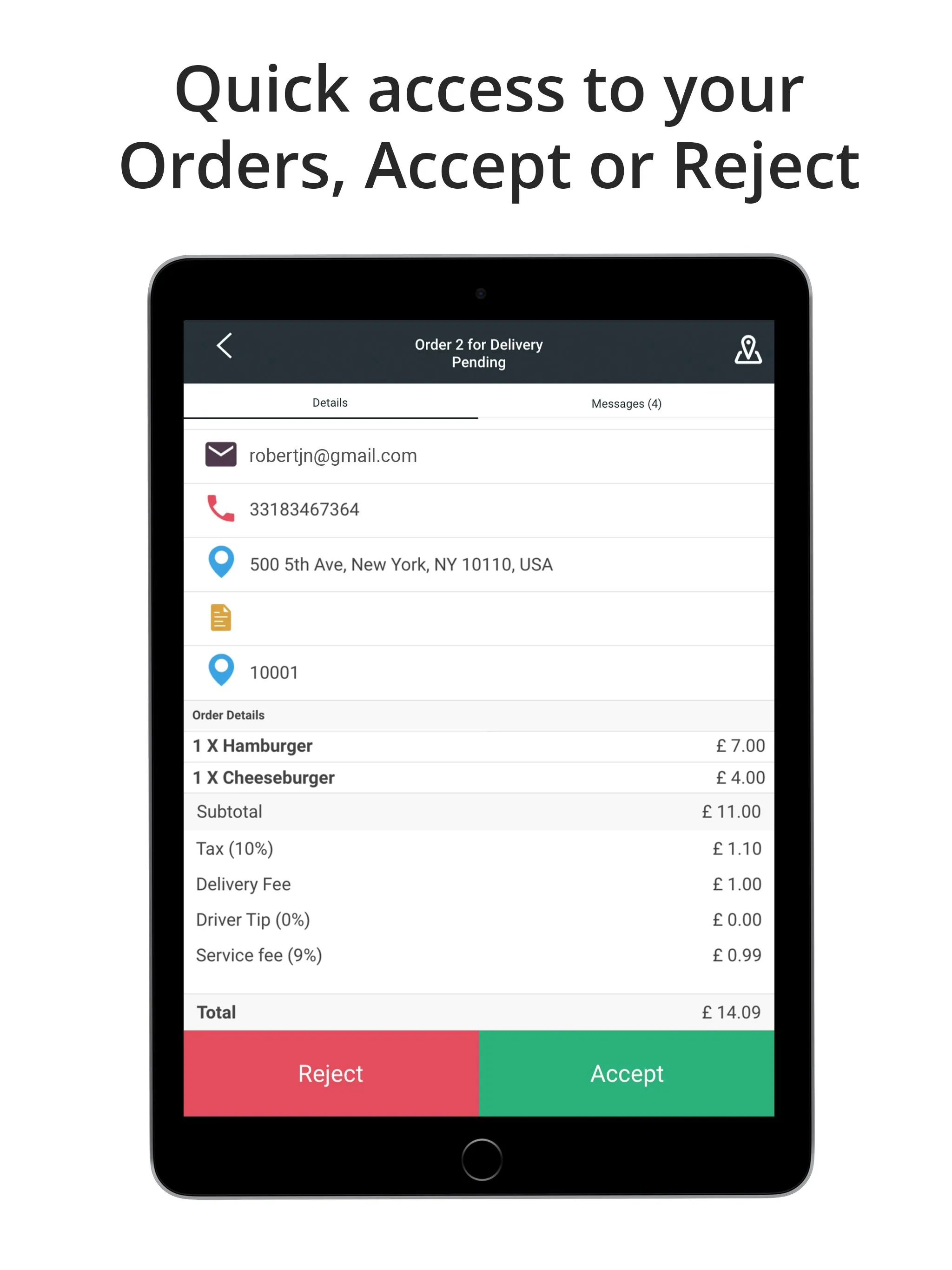 My Local Order Manager | Indus Appstore | Screenshot