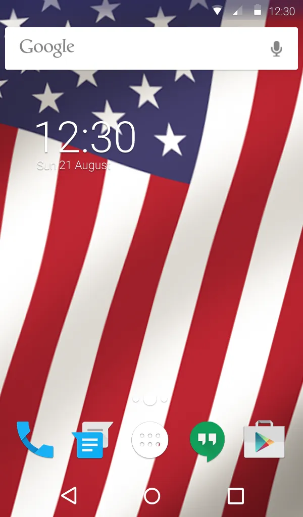 USA Flag Live Wallpaper Theme | Indus Appstore | Screenshot