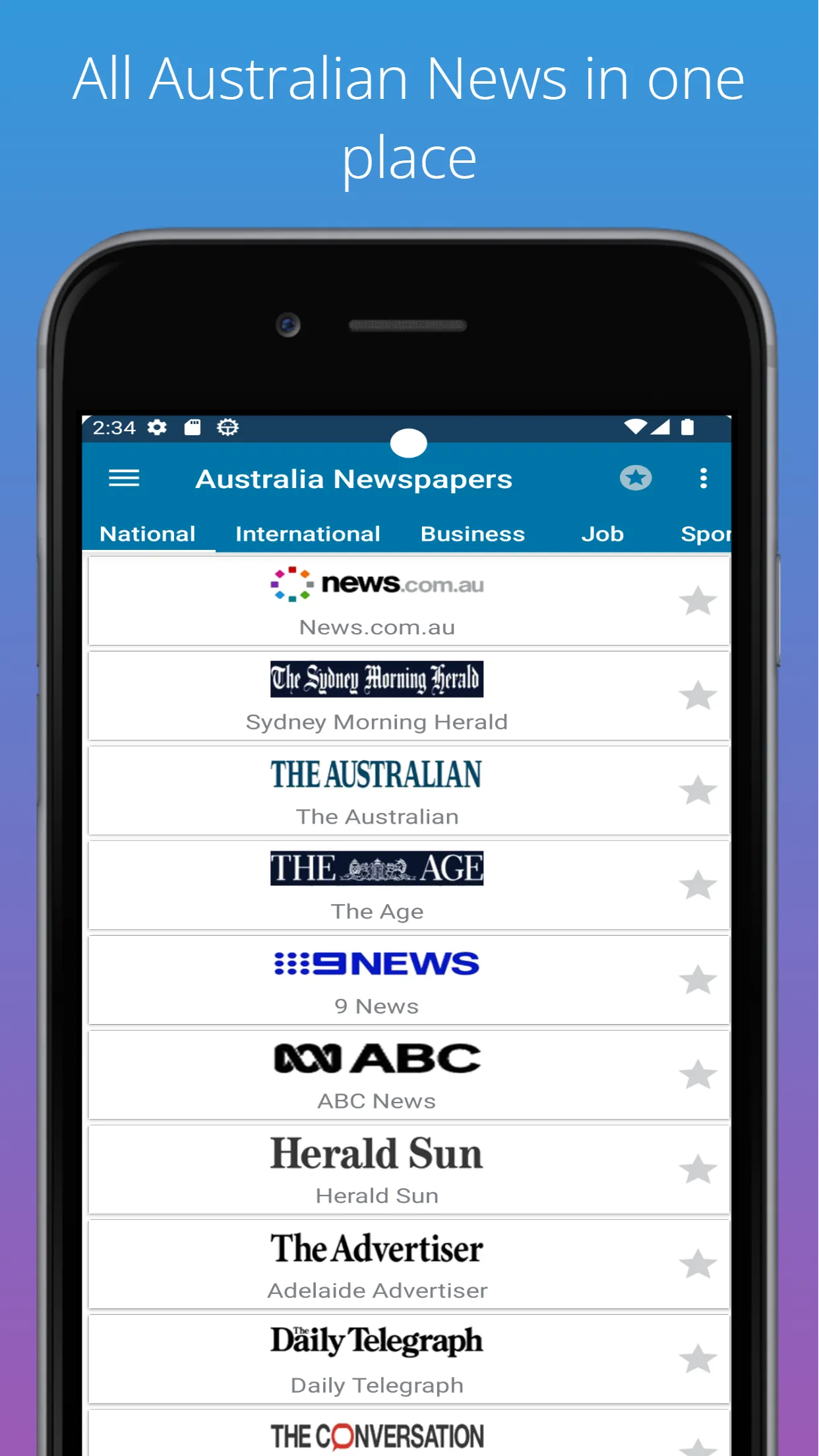 All Australia Newspapers | Indus Appstore | Screenshot