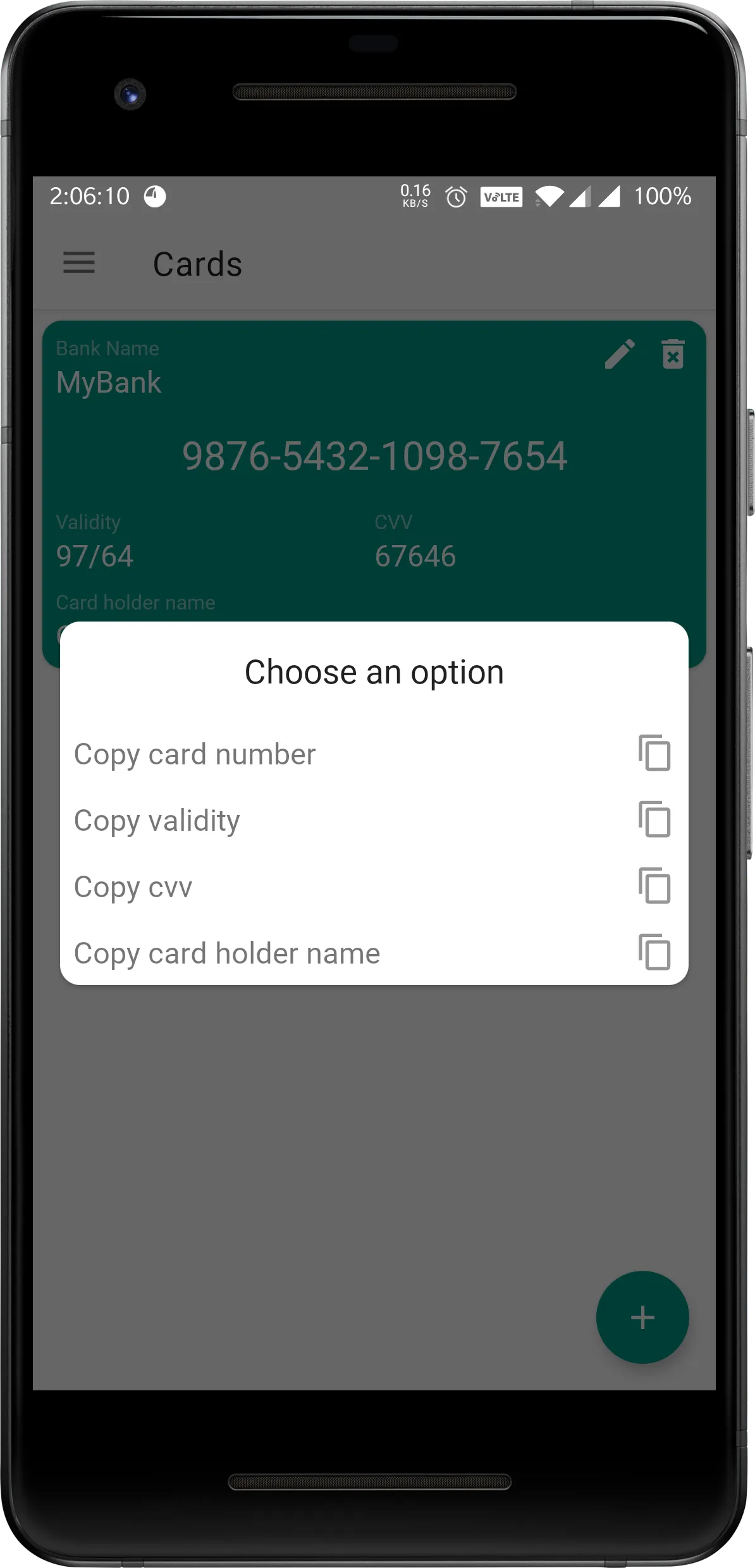 Card Holder | Indus Appstore | Screenshot