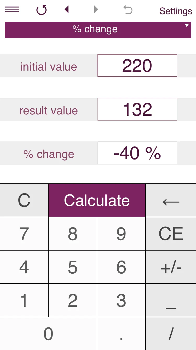 Percentage Calculator | Indus Appstore | Screenshot