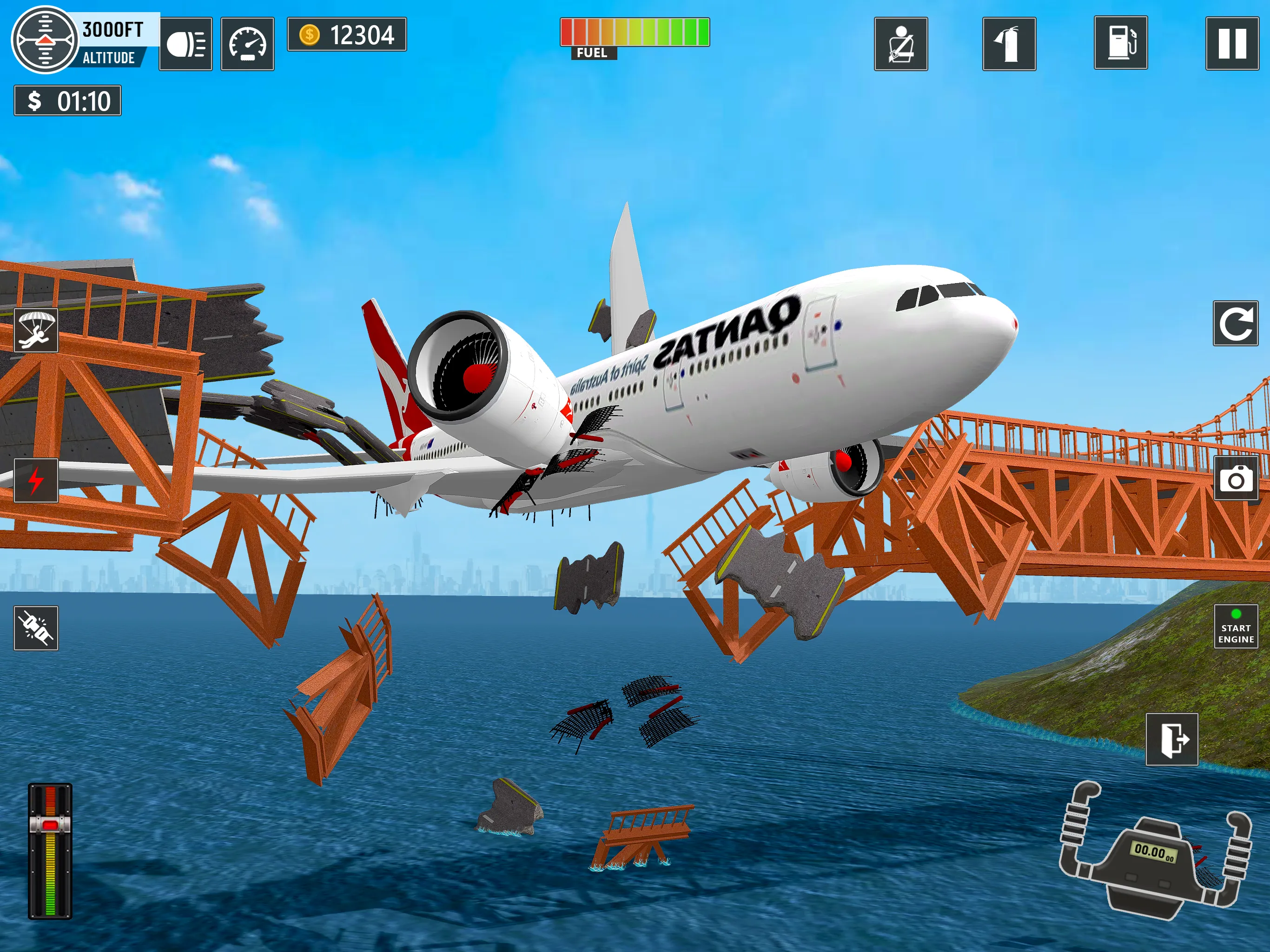 Plane Flight - Crash Simulator | Indus Appstore | Screenshot