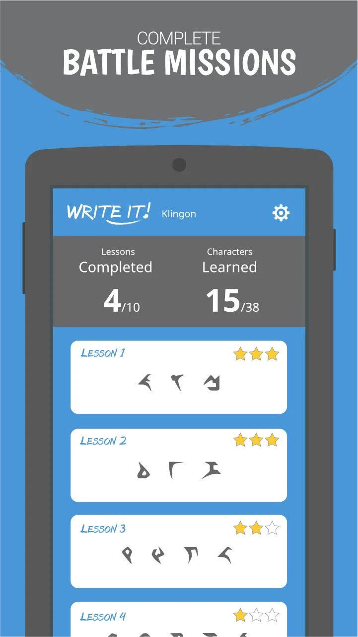 Write It! Klingon | Indus Appstore | Screenshot