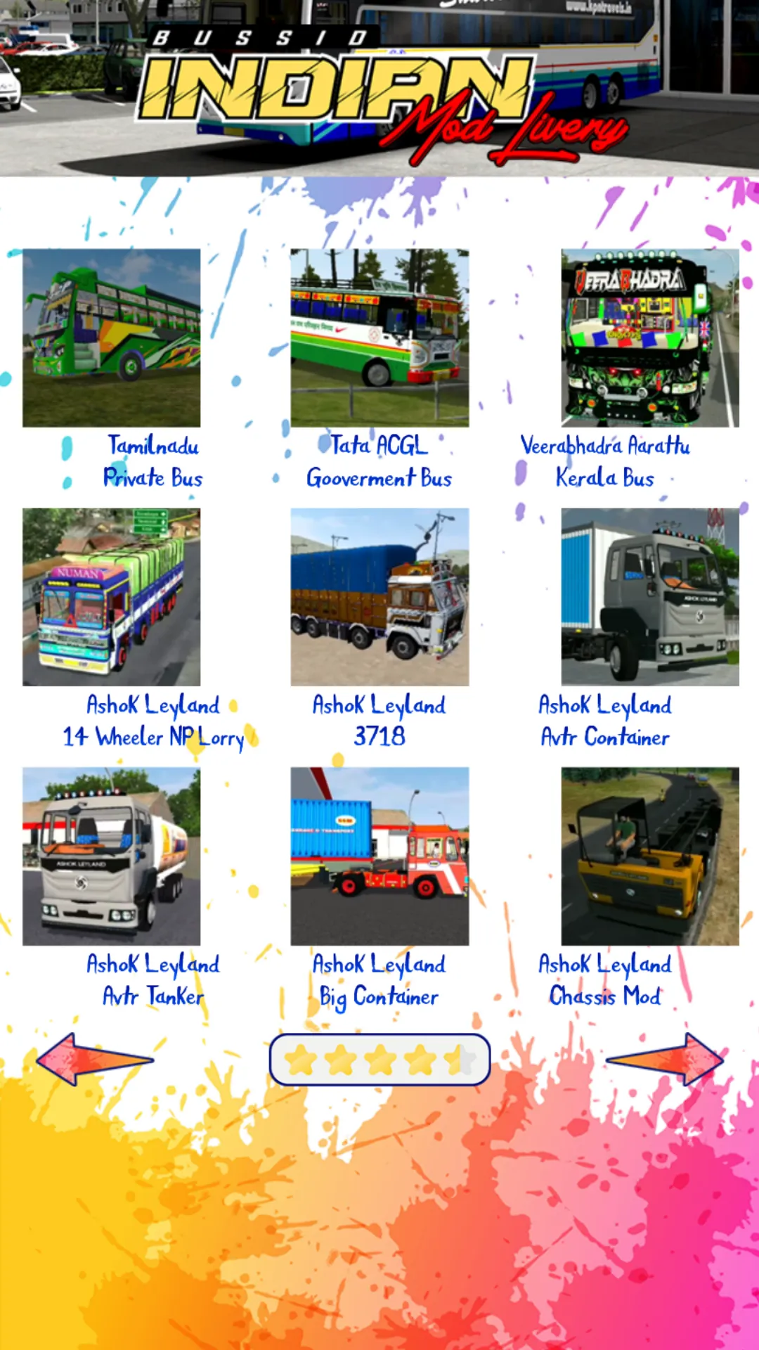 Bussid Indian Mod Livery | Indus Appstore | Screenshot