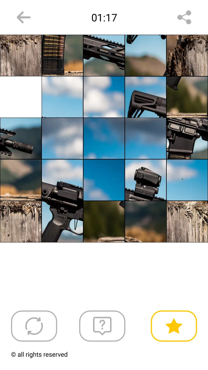 Jigsaw Weapon Mosaic Puzzles | Indus Appstore | Screenshot