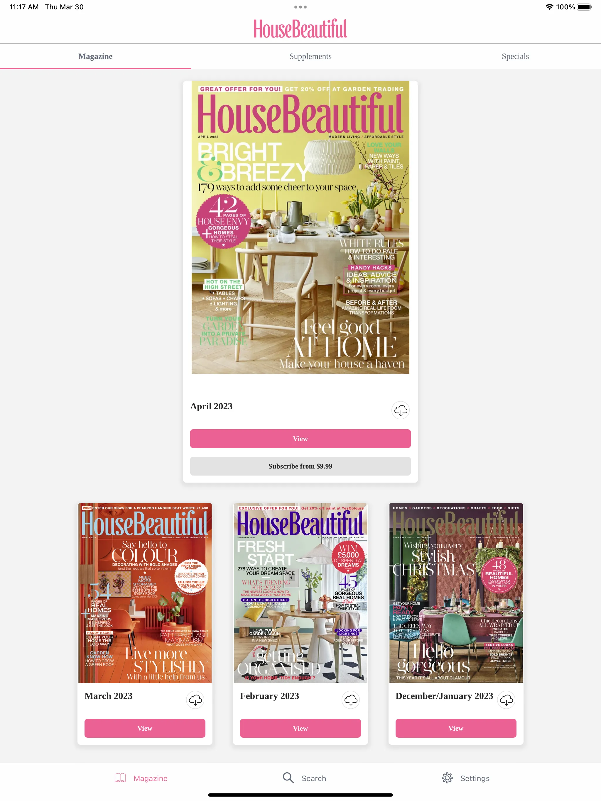 House Beautiful UK | Indus Appstore | Screenshot