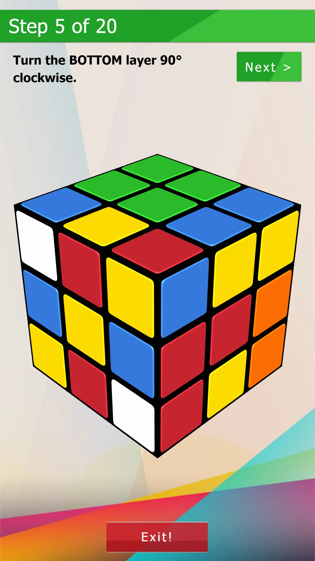 3D-Cube Solver | Indus Appstore | Screenshot