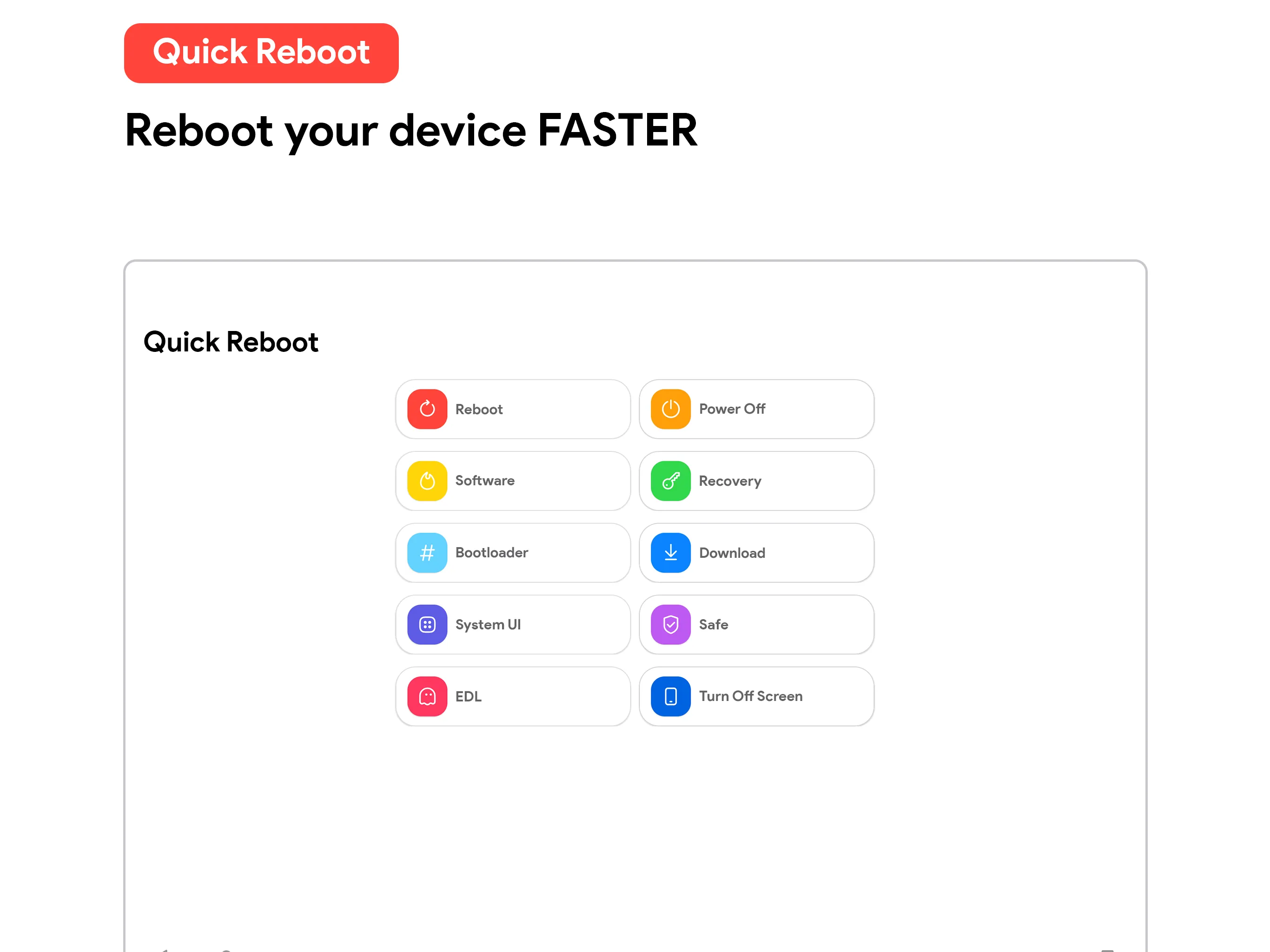 [ROOT] Quick Reboot | Indus Appstore | Screenshot