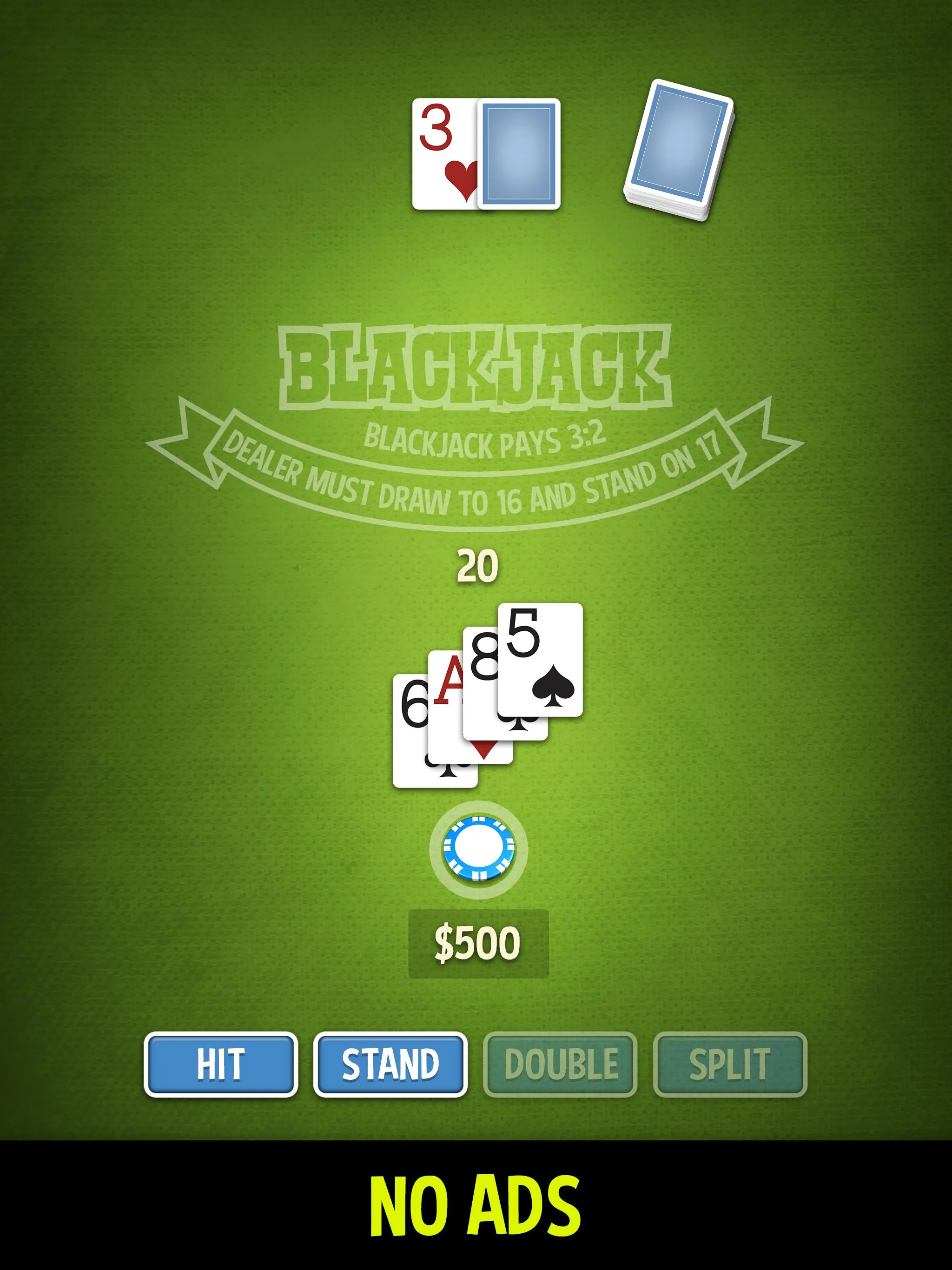 Blackjack 21 - ENDLESS | Indus Appstore | Screenshot