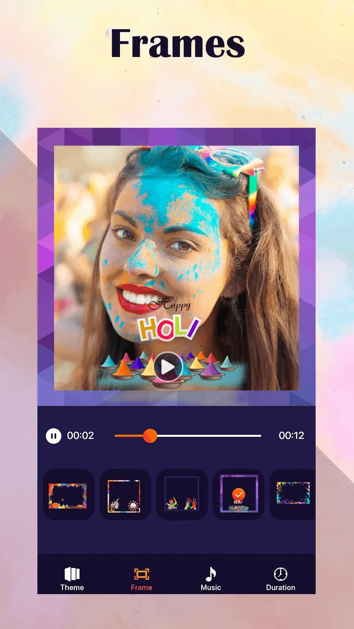 Happy Holi Video Maker | Indus Appstore | Screenshot