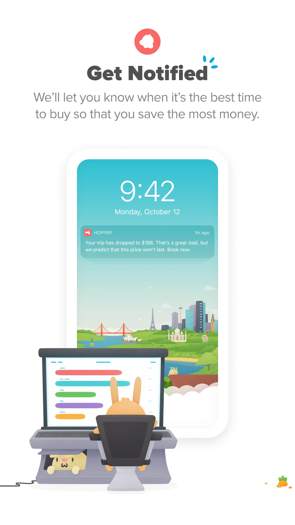 Hopper: Hotels, Flights & Cars | Indus Appstore | Screenshot