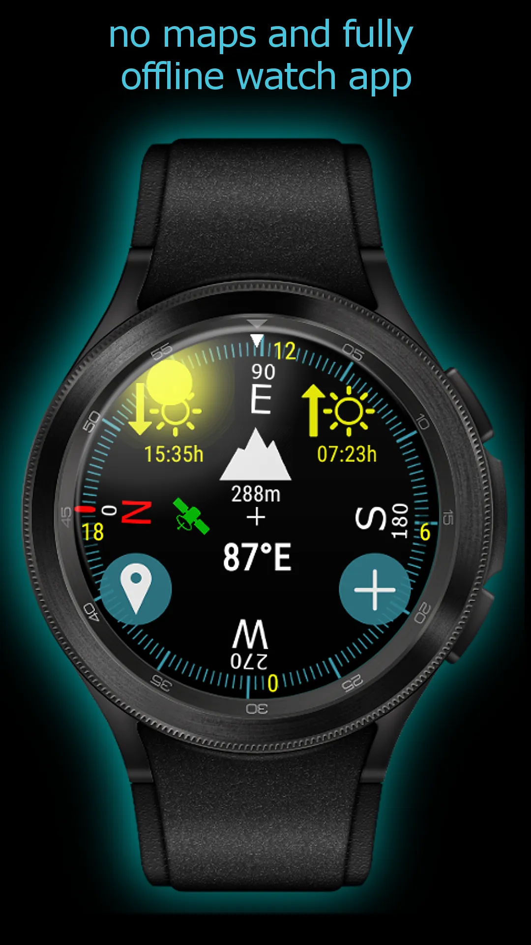 Compass GPS Navigation Wear OS | Indus Appstore | Screenshot