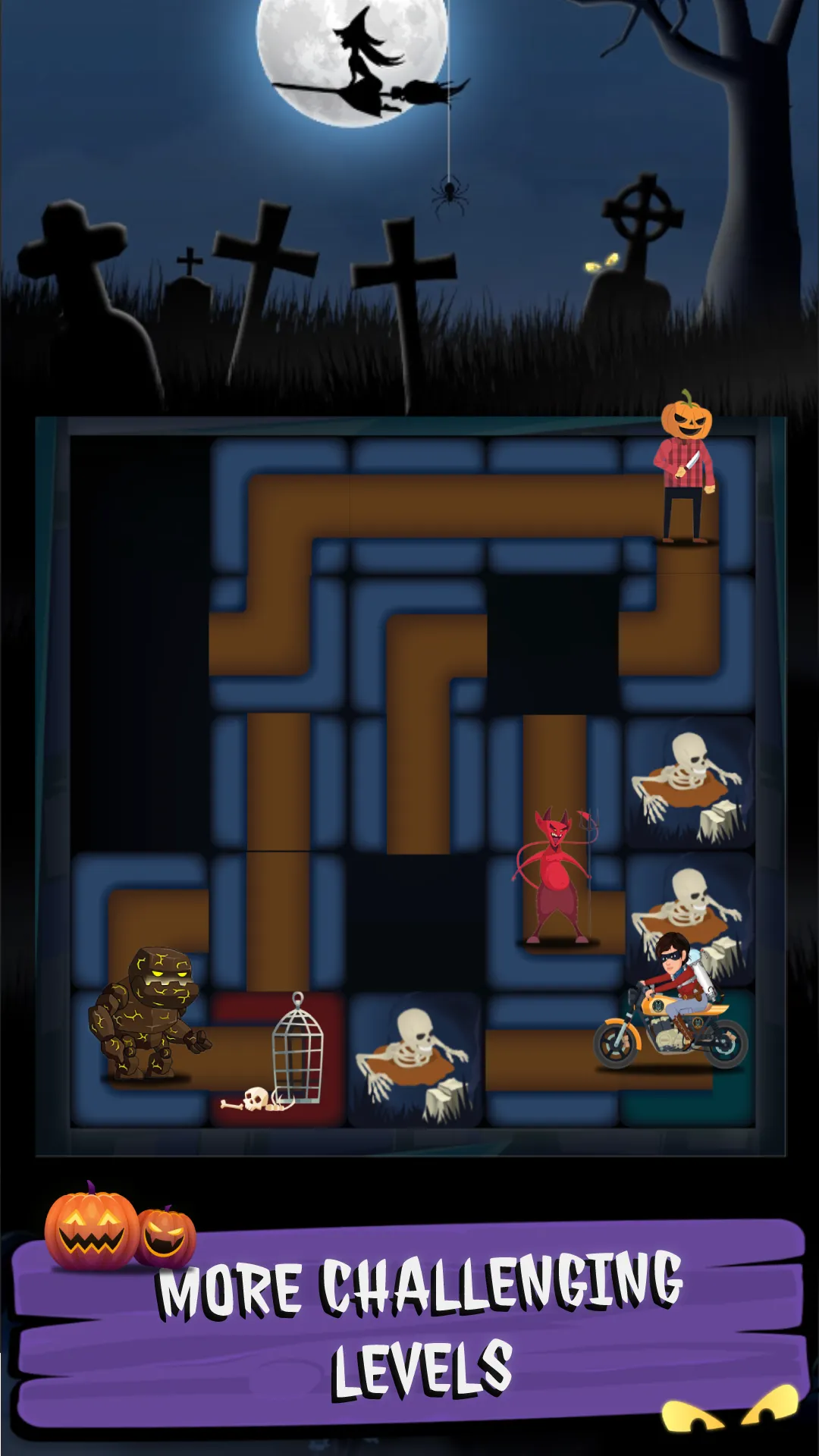 Ghost Hunter : Slide Puzzle | Indus Appstore | Screenshot