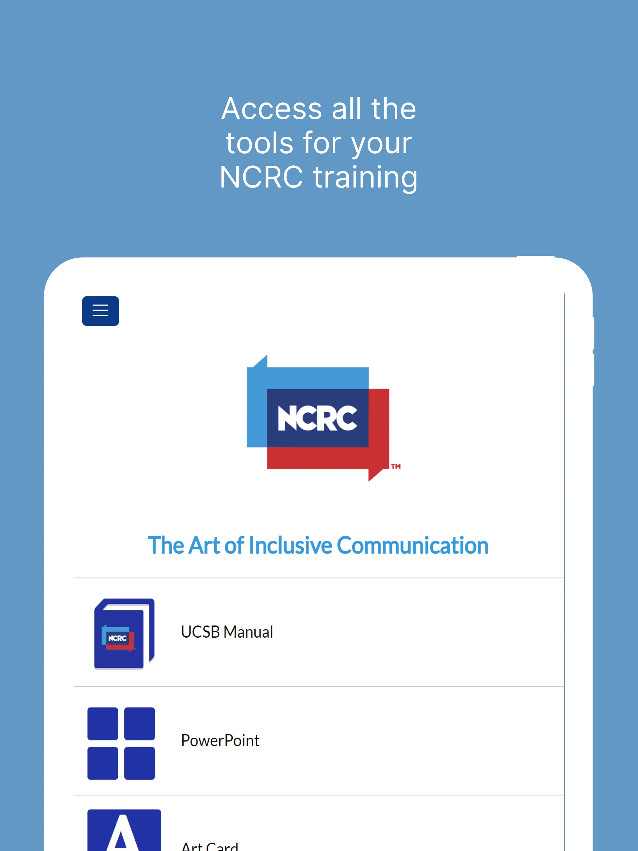 NCRC-UCSB | Indus Appstore | Screenshot