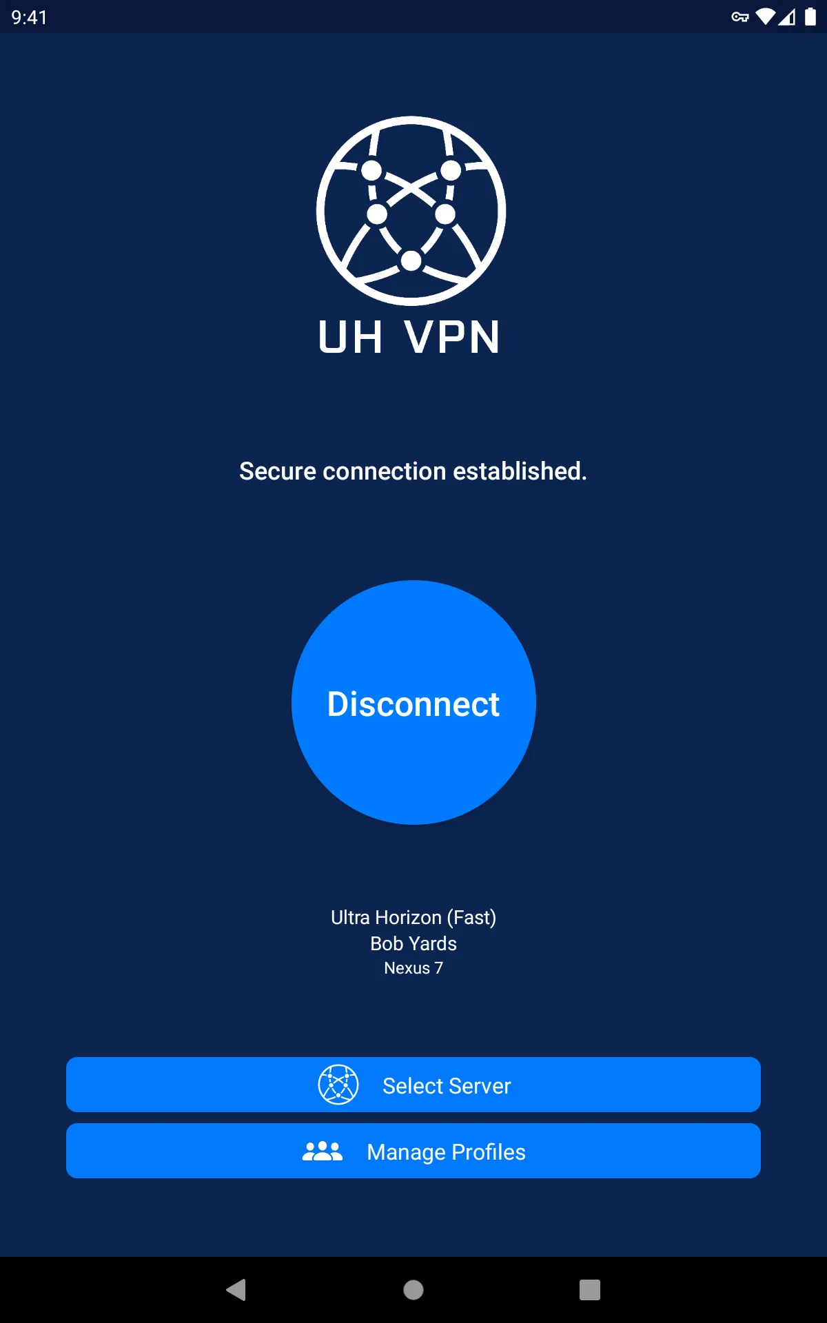 UH VPN | Indus Appstore | Screenshot