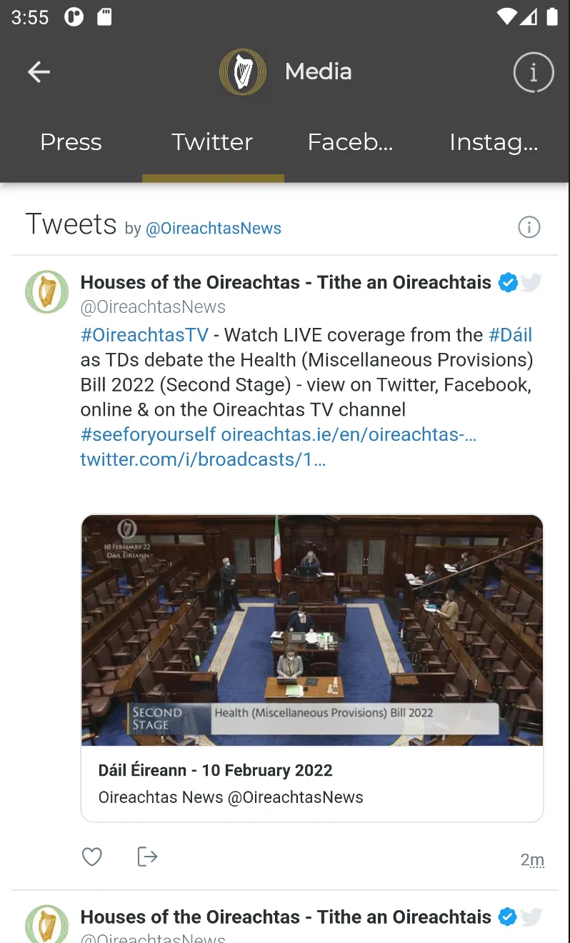 Houses of the Oireachtas | Indus Appstore | Screenshot