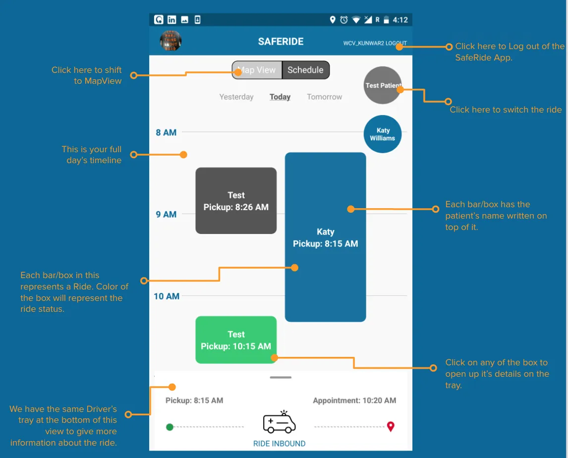 SafeRide Health | Indus Appstore | Screenshot