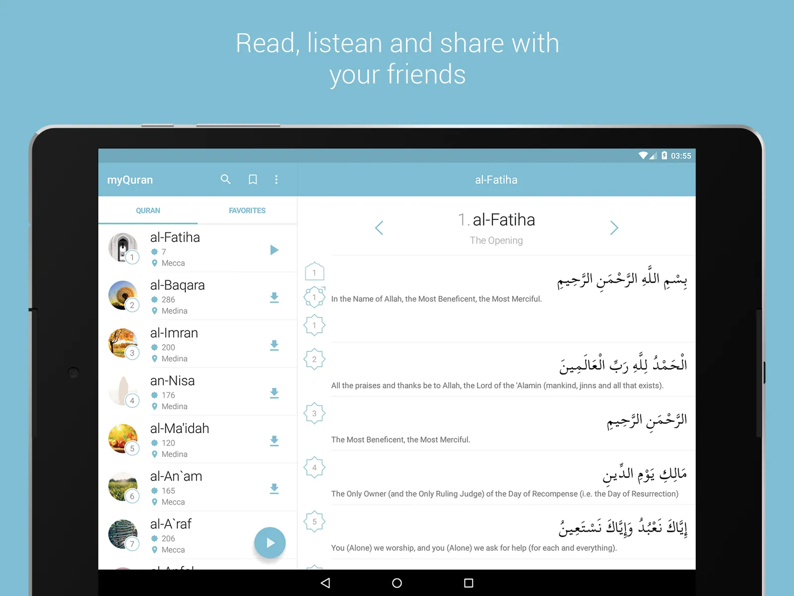 myQuran - The Holy Quran | Indus Appstore | Screenshot