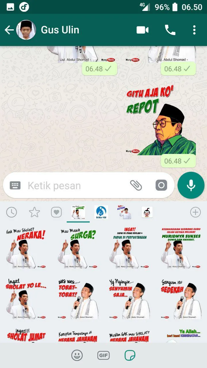 Stiker WA Nasihat Ulama | Indus Appstore | Screenshot