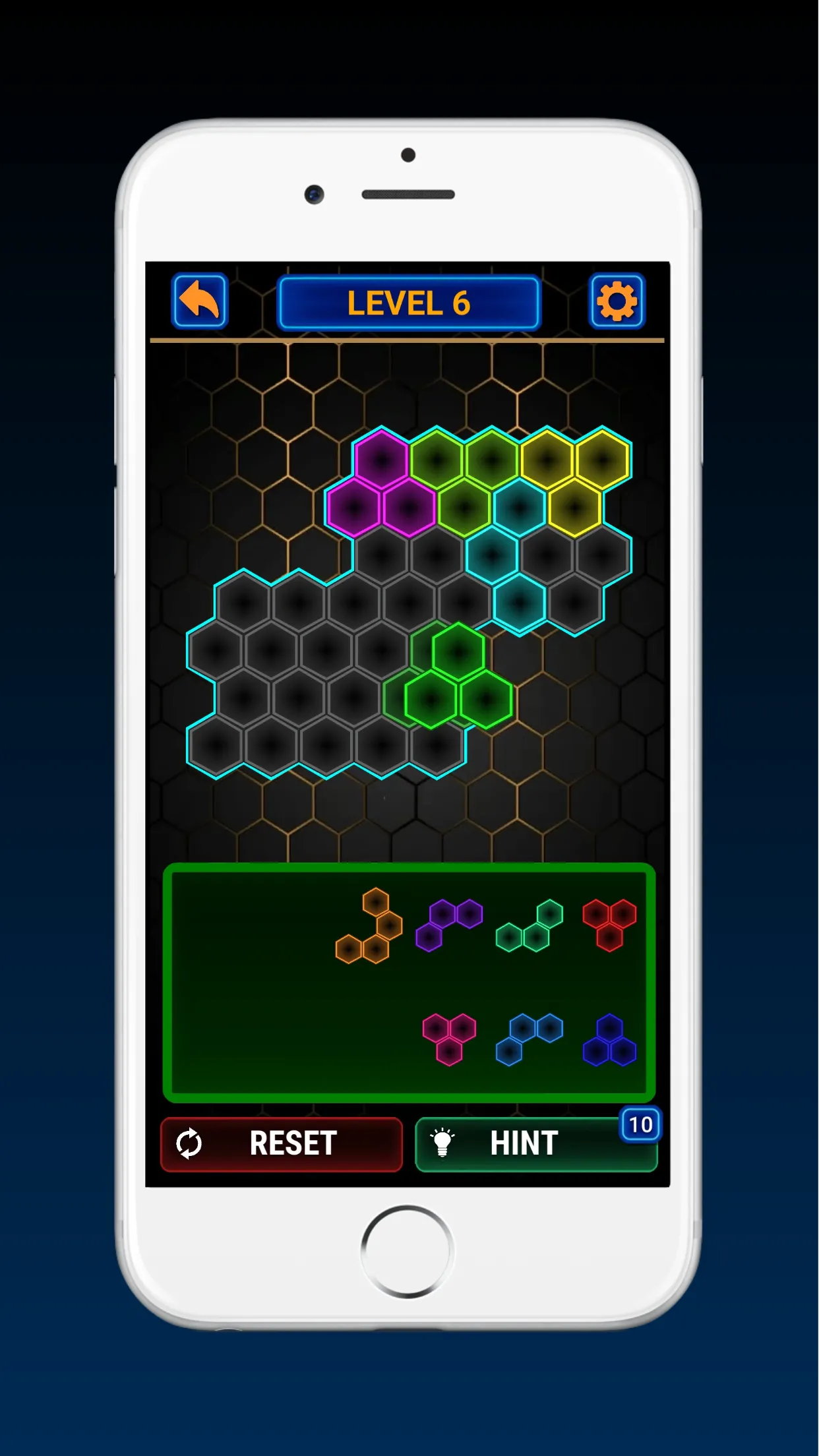 Glow Block Hexa Puzzle | Indus Appstore | Screenshot