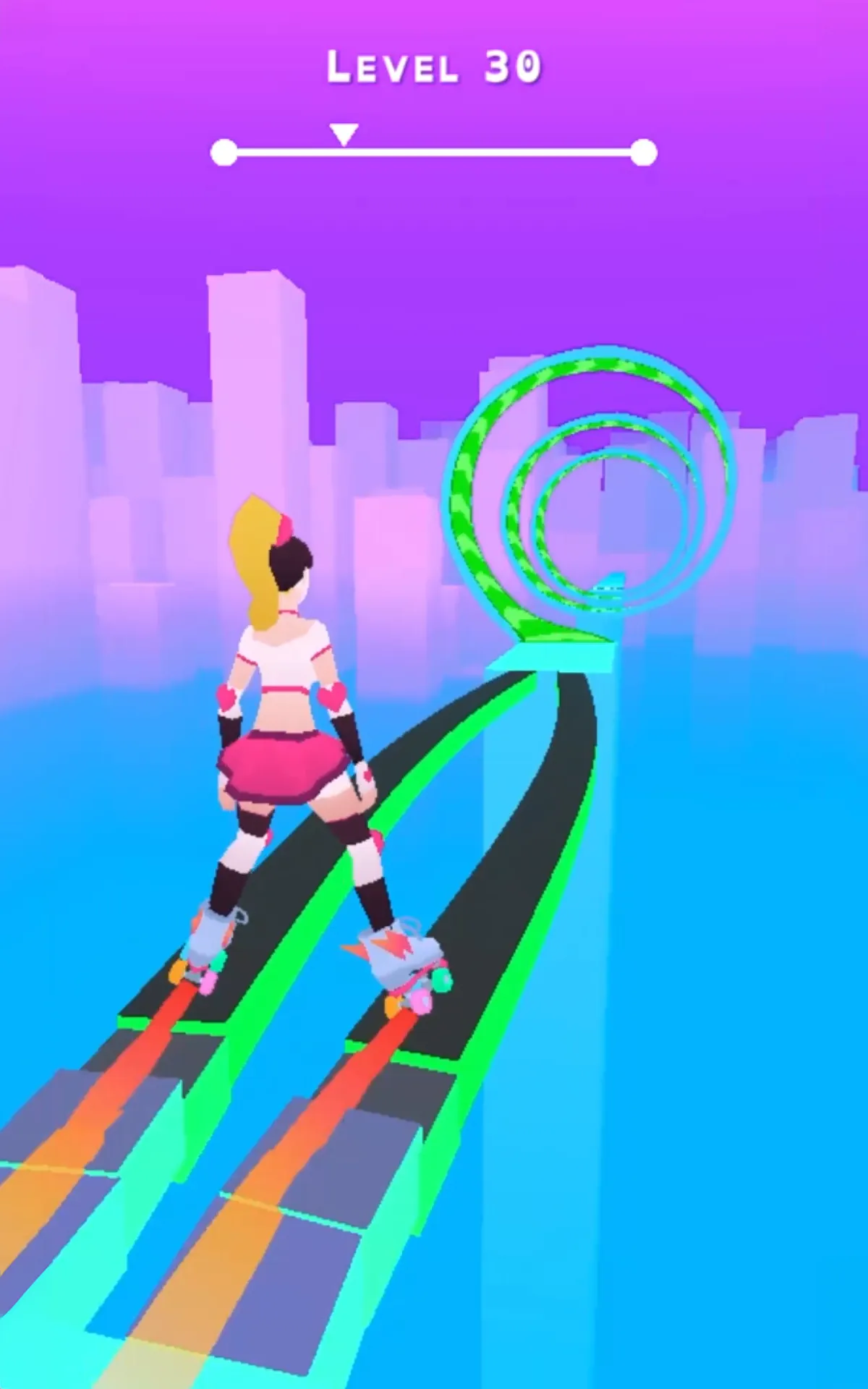 Sky Roller: Rainbow Skating | Indus Appstore | Screenshot