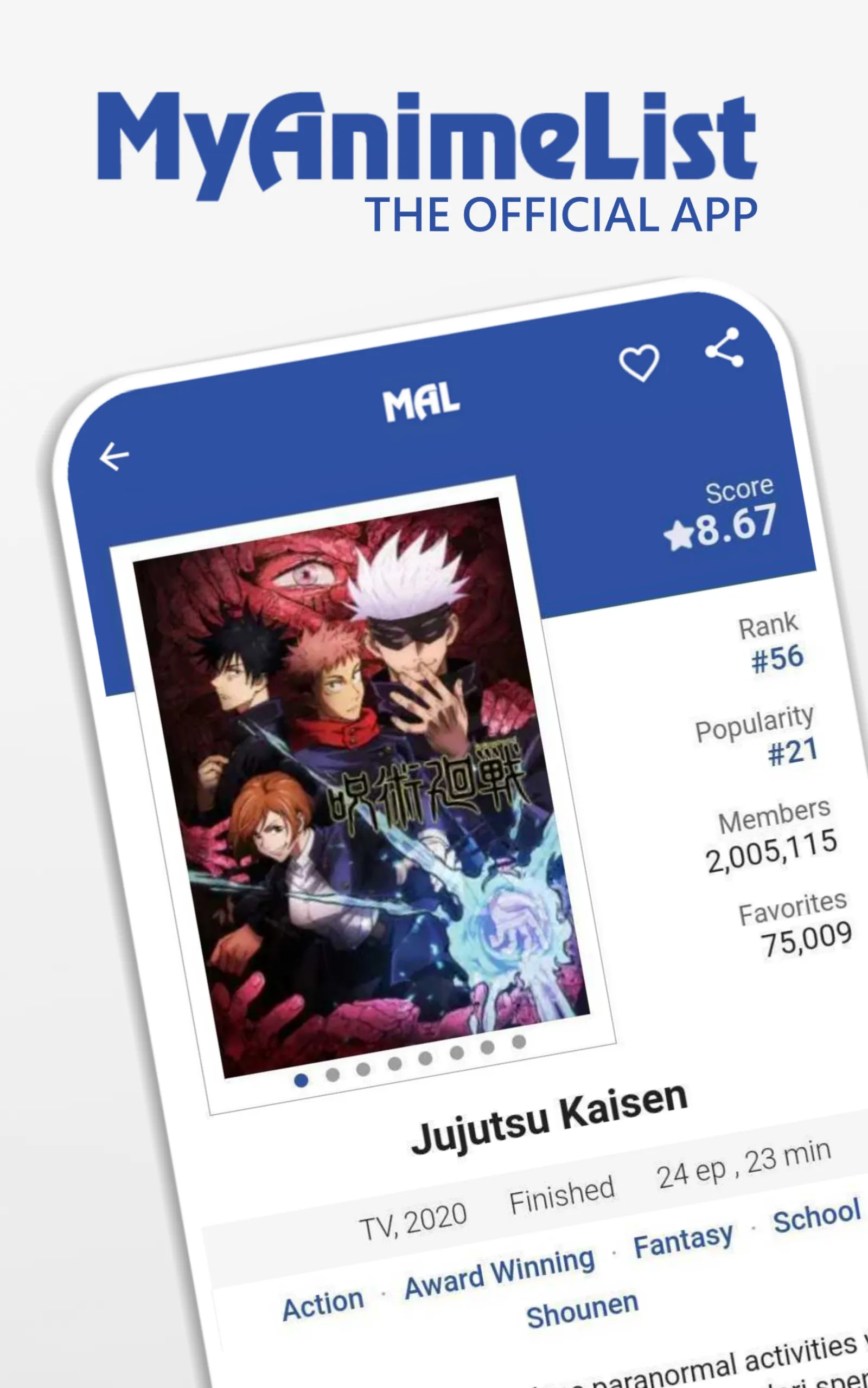 MyAnimeList Official | Indus Appstore | Screenshot